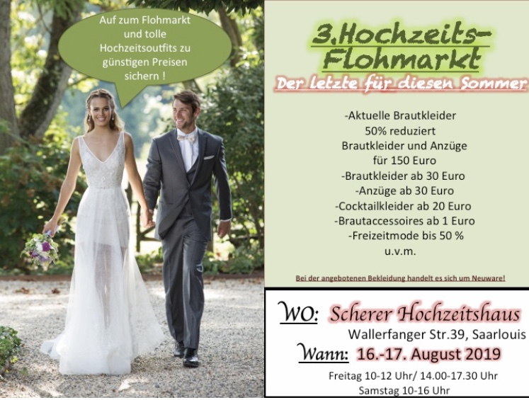 Hochzeits Flohmarkt Saarlouis Merzig
